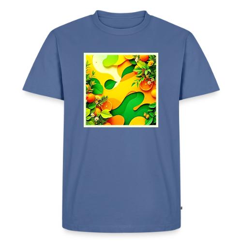 Fresh Citrus Summer Vibes Art - Men's Premium T-Shirt