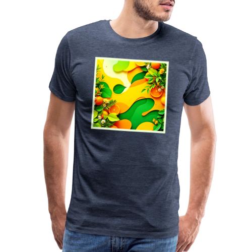 Fresh Citrus Summer Vibes Art - Men's Premium T-Shirt