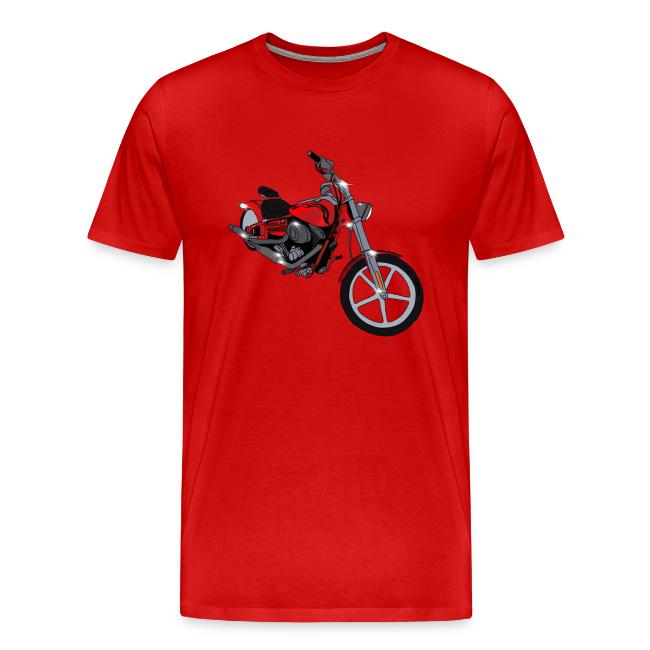 Motorcycle red