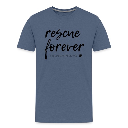 Rescue Forever Cursive Large - Men's Premium T-Shirt
