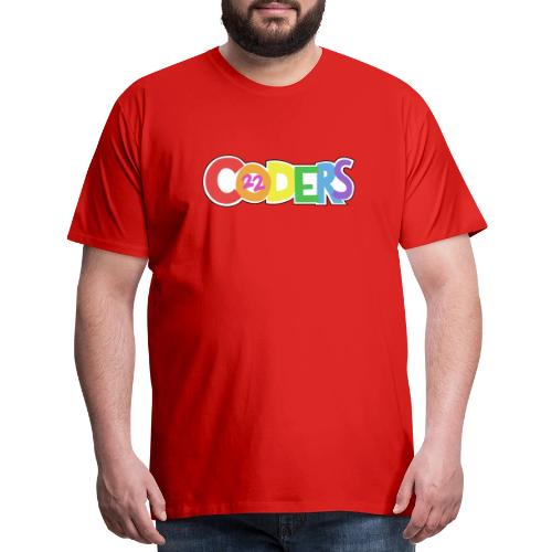 coders22 Logo - Men's Premium T-Shirt