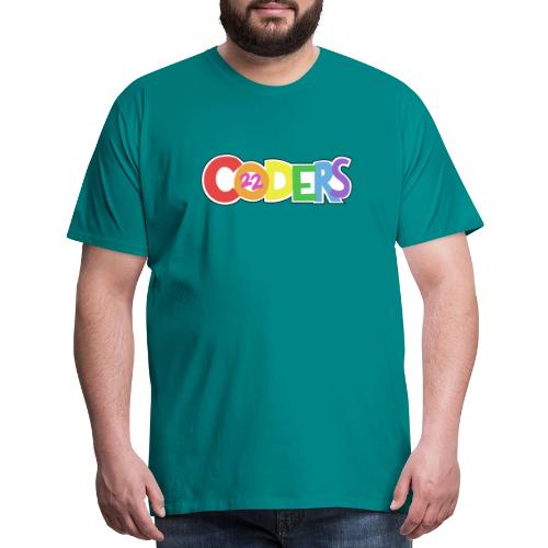 coders22 Logo - Men's Premium T-Shirt