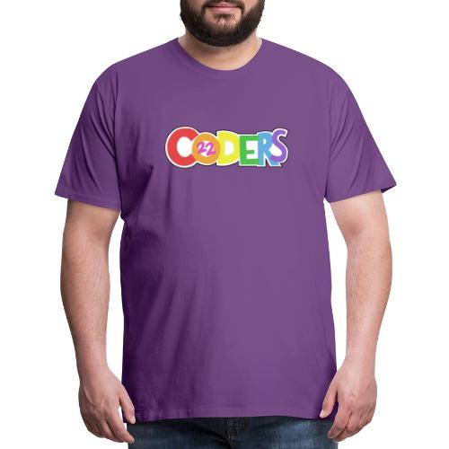 coders22 Logo - Men's Premium T-Shirt