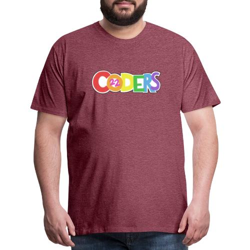 coders22 Logo - Men's Premium T-Shirt