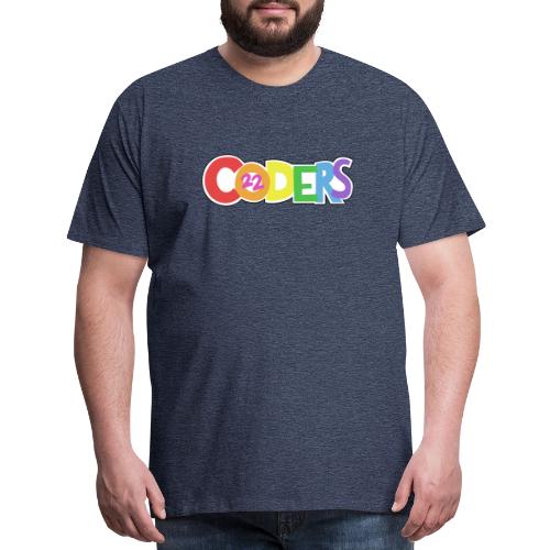 coders22 Logo - Men's Premium T-Shirt