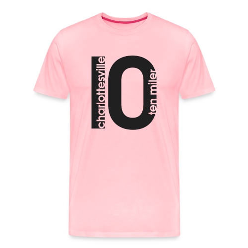 10 (charlottesville ten miler transparent) - Men's Premium T-Shirt