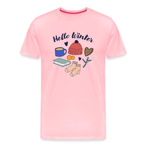 Hello Winter - Men's Premium T-Shirt