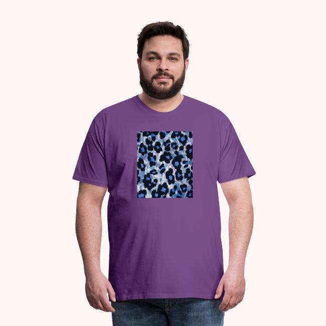 blue ank black leopard pattern