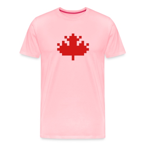 Pixel Maple Leaf - Men's Premium T-Shirt