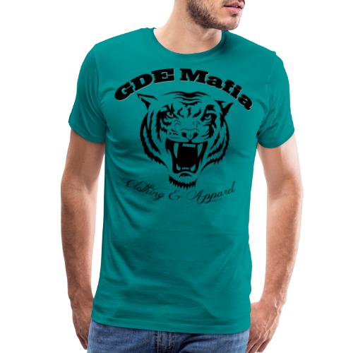 Bengal Tiger ALL Black - GDE Mafia - Men's Premium T-Shirt