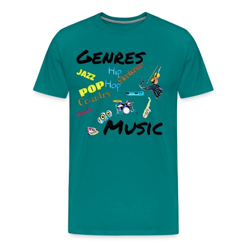 Genres and Music - Men's Premium T-Shirt