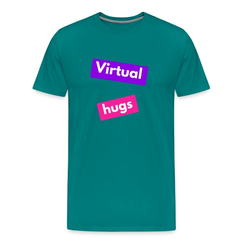 Virtual hugs - Men's Premium T-Shirt