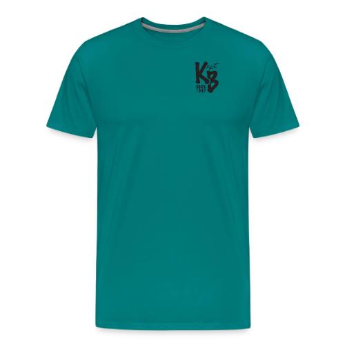 Kure Beach Day-Black Lettering-Front and Back - Men's Premium T-Shirt