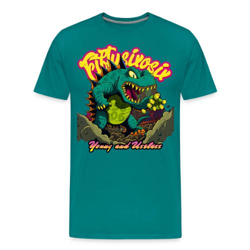 5606 MONSTER FRONT DESIGN - Men's Premium T-Shirt