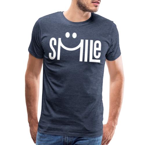 smile happy face - Men's Premium T-Shirt