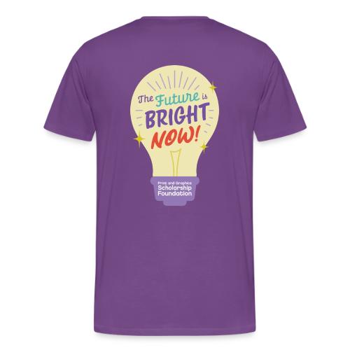 PGSF Lightbulb Back On Purple 4C PRINT 092525 - Men's Premium T-Shirt
