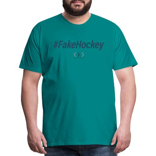 #FakeHockey - Men's Premium T-Shirt