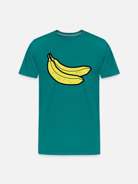 Bananas - Men's Premium T-Shirt - teal