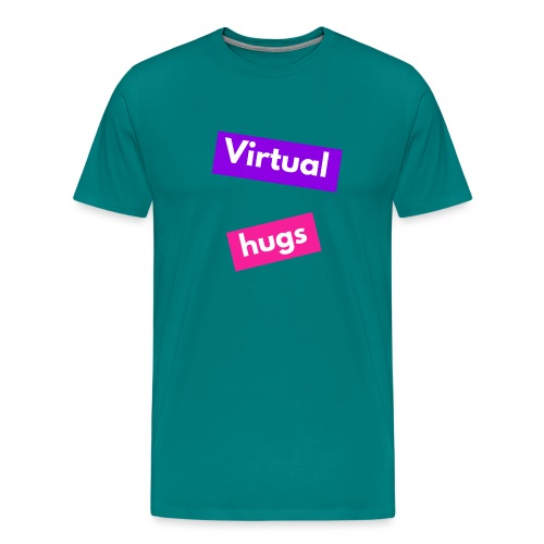 Virtual hugs - Men's Premium T-Shirt