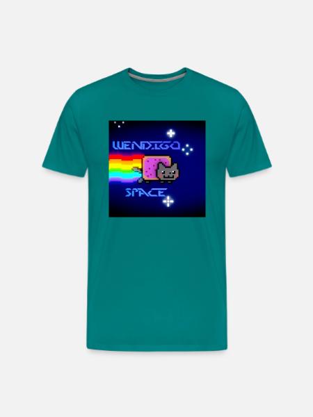 Space - Men's Premium T-Shirt - teal