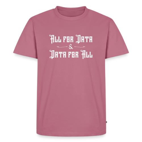 All for Data, Data for All (dark) - Men's Premium T-Shirt