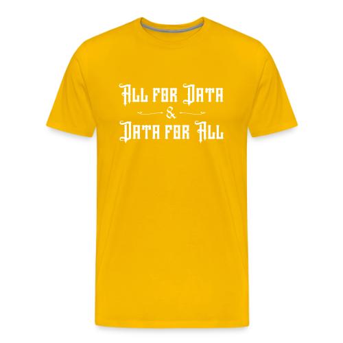 All for Data, Data for All (dark) - Men's Premium T-Shirt