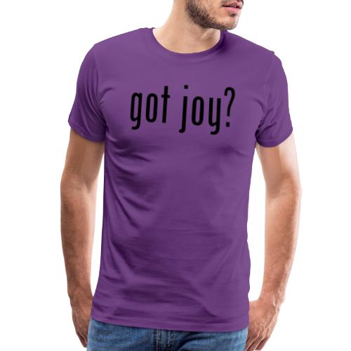 got joy? black - Men's Premium T-Shirt