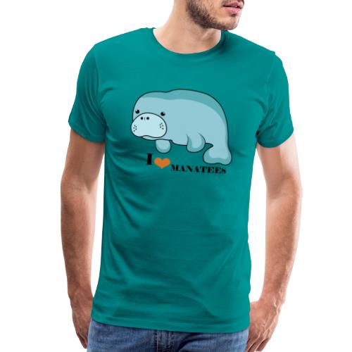 Manatee Love - Men's Premium T-Shirt