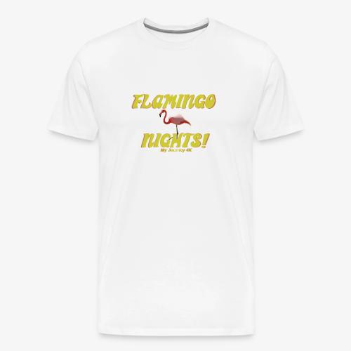 Flamingo Nights - Men's Premium T-Shirt