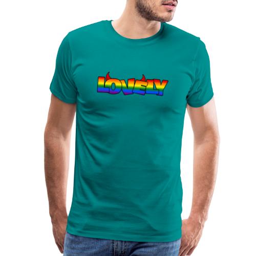 Lovely Rainbow Pride - Men's Premium T-Shirt