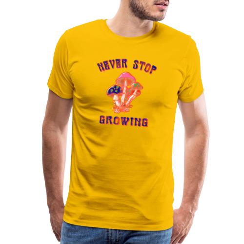 never stop - Men's Premium T-Shirt