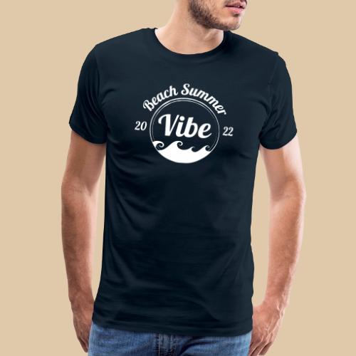 Beach Summer white 2 - Men's Premium T-Shirt