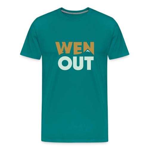 WenOut Logo (light) - Men's Premium T-Shirt