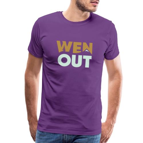 WenOut Logo (light) - Men's Premium T-Shirt