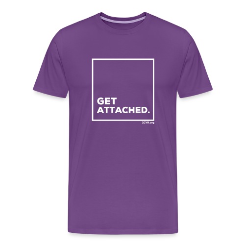 Get Attached | White - Men's Premium T-Shirt