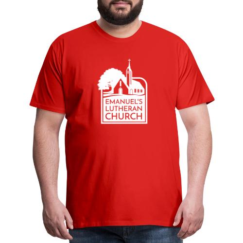 Single Vertical white2 - Men's Premium T-Shirt