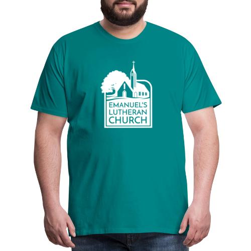Single Vertical white2 - Men's Premium T-Shirt