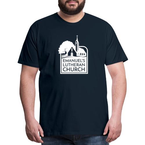 Single Vertical white2 - Men's Premium T-Shirt