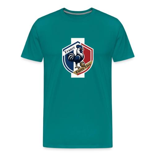 France Rooster T-Shirt, Bleu-Blanc-Rouge gift - Men's Premium T-Shirt