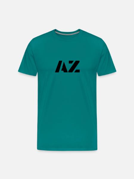 AZ - Men's Premium T-Shirt - teal