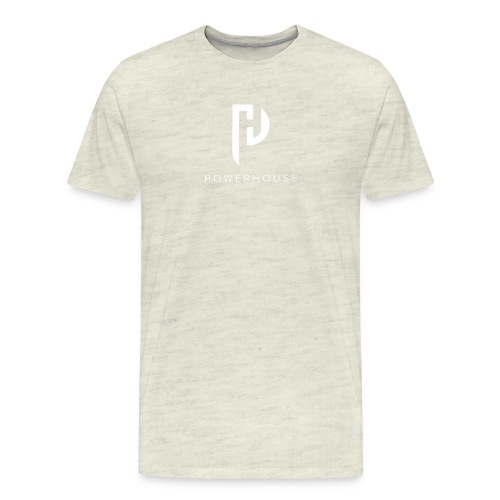 POWERHOUSE WHITE LOGO - Men's Premium T-Shirt