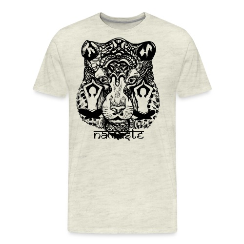 Tiger Yoga face - Men's Premium T-Shirt