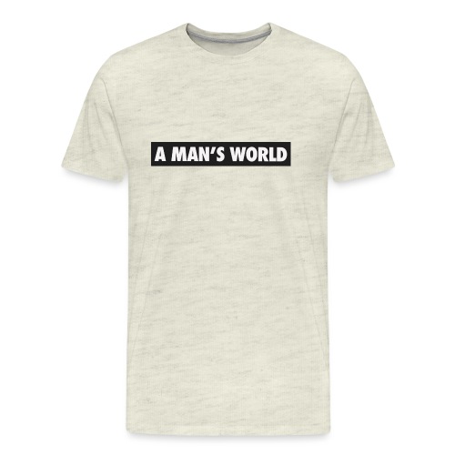 A mans World LOGO T - Men's Premium T-Shirt