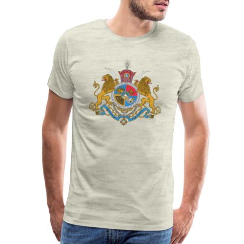 Imperial Coat of Arms of Iran - Men's Premium T-Shirt