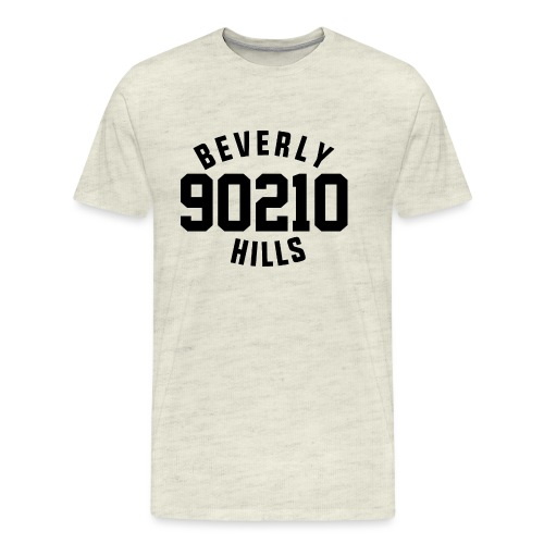 90210 Old School Tee Black - Men's Premium T-Shirt