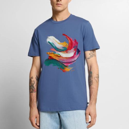 Colorful brushstrokes - Men's Premium T-Shirt
