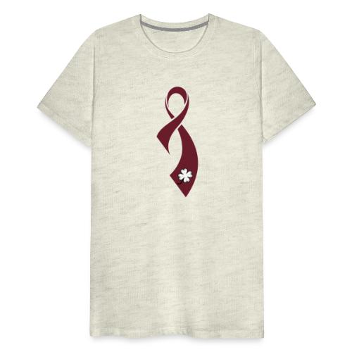 TB Multiple Myeloma Cancer Awareness Ribbon - Men's Premium T-Shirt