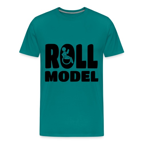 Every wheelchair user is a Roll Model * - Men's Premium T-Shirt