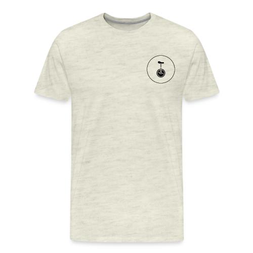 Unicycle Logo Black - Men's Premium T-Shirt