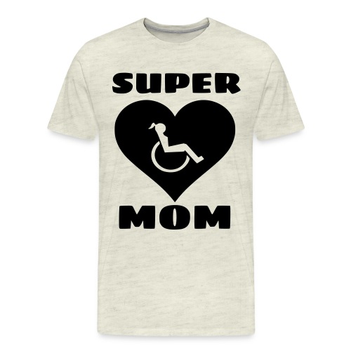 Super wheelchair mom, super mama - Men's Premium T-Shirt